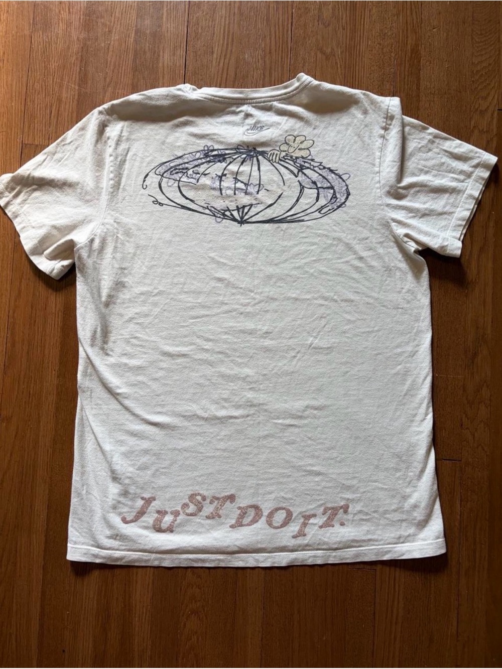 Nike All My Friends Indie T-Shirt Gorpcore Just Do It Back Grunge Size Medium